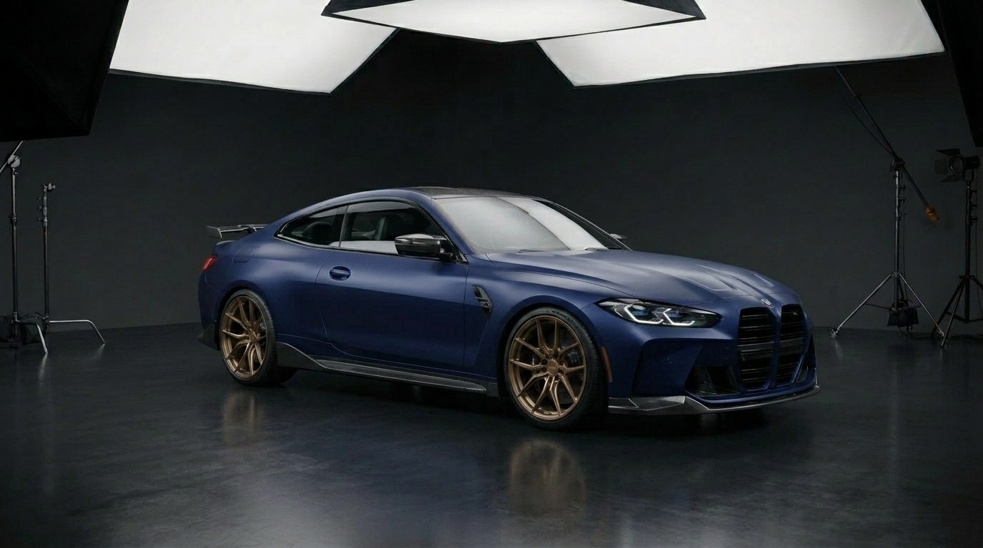 BMW M4 G82 după build: aerodinamică, jante bronz și asietă coborâtă