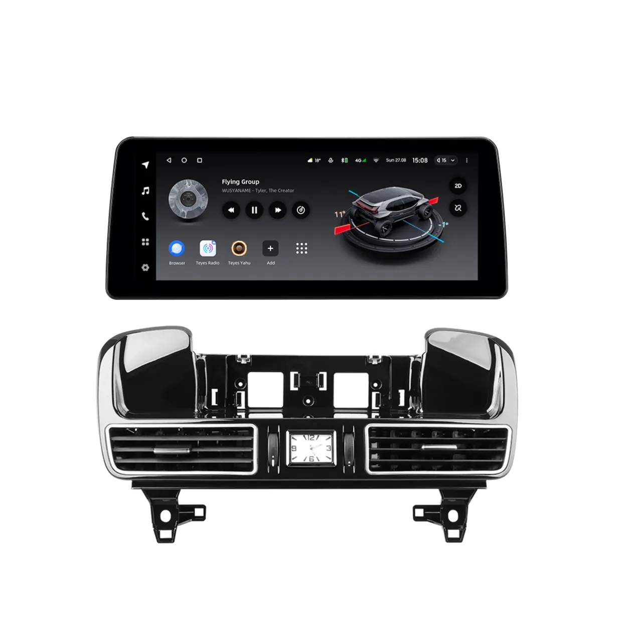 Navigatie Auto Teyes Lux One Mercedes-Benz GLE W166 2011-2019 NTG 5.0 6+128GB 12.3" IPS Octa-core 2Ghz, Android 4G Bluetooth 5.1 DSP, imagine produs