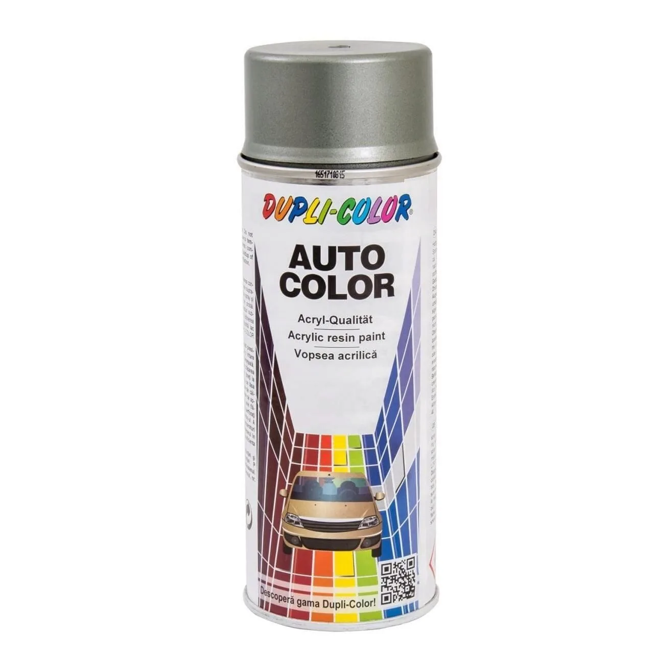 Vopsea Spray Auto Metalizata Dupli-Color Dacia Gri Verde Primavara, imagine produs