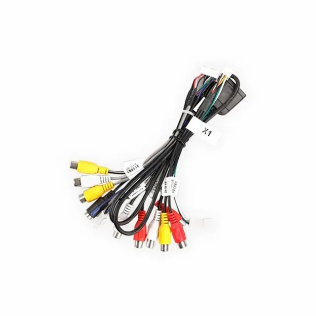 Cablu Output multifuncțional dedicat navigatiilor Teyes, RCA AV, MIC, SIM, imagine produs