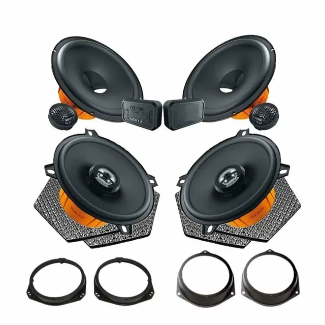 Pachet difuzoare auto Hertz Dieci dedicat Opel Corsa E 2014-2019, RMS 80W, imagine produs