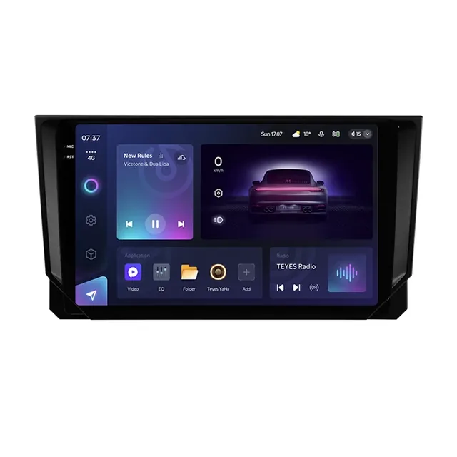 Navigatie Auto Teyes CC3 2K 360° Seat Ibiza 5 2017-2020 6+128GB 9.5" QLED Octa-core 2Ghz, Android 4G Bluetooth 5.1 DSP, imagine produs