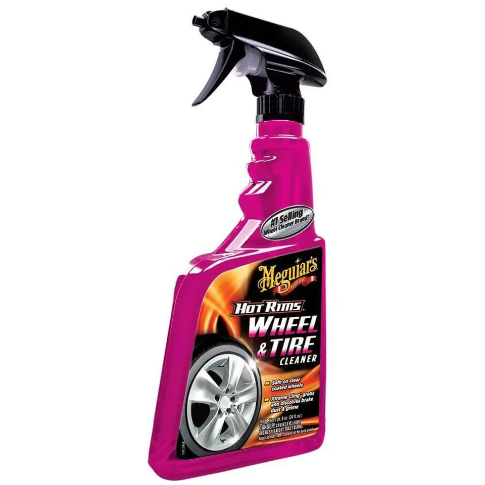 Solutie curatare jante Meguiar's Hot Rims All Wheel Cleaner G9524, 710ml, imagine produs