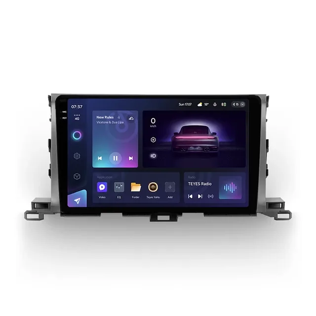 Navigatie Auto Teyes CC3 2K 360° Toyota Highlander 3 2013-2018 6+128GB 10.36" QLED Octa-core 2Ghz, Android 4G Bluetooth 5.1 DSP, imagine produs