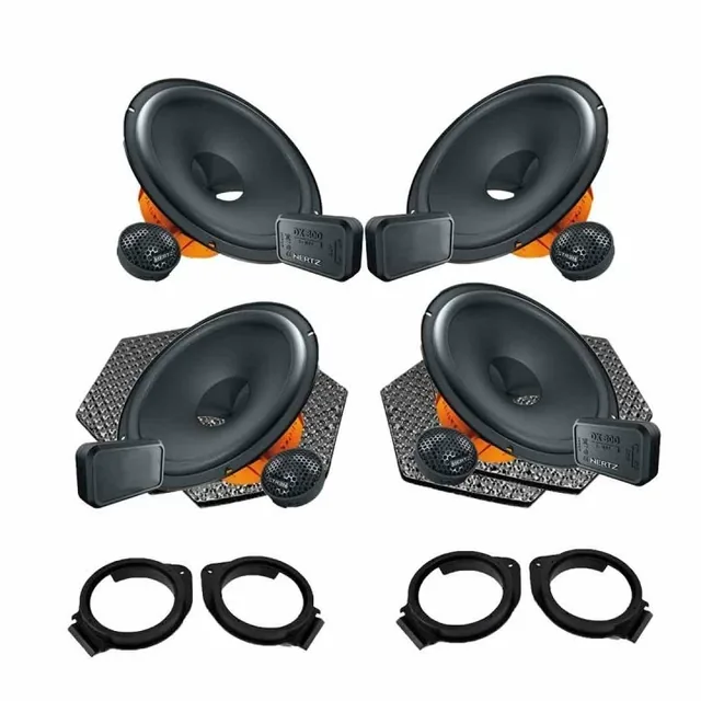 Pachet difuzoare auto Hertz Dieci dedicat Opel Crossland 2017-, RMS 80W, imagine produs