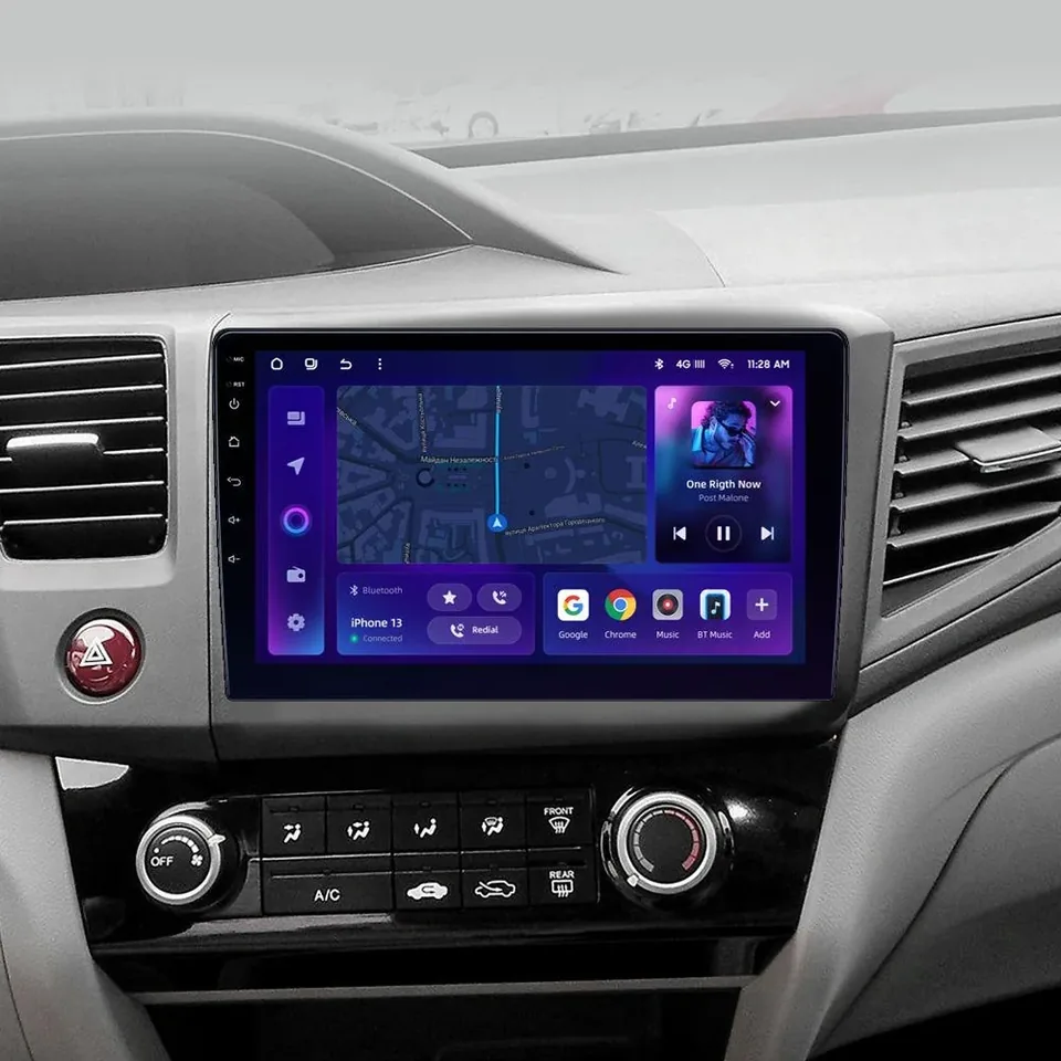 Navigatie Auto MOSS M2 Honda Civic 9 2011-2017 4+32GB 9" IPS Octa-core 1.6Ghz, Android 4G Bluetooth 5.1 DSP, imagine produs