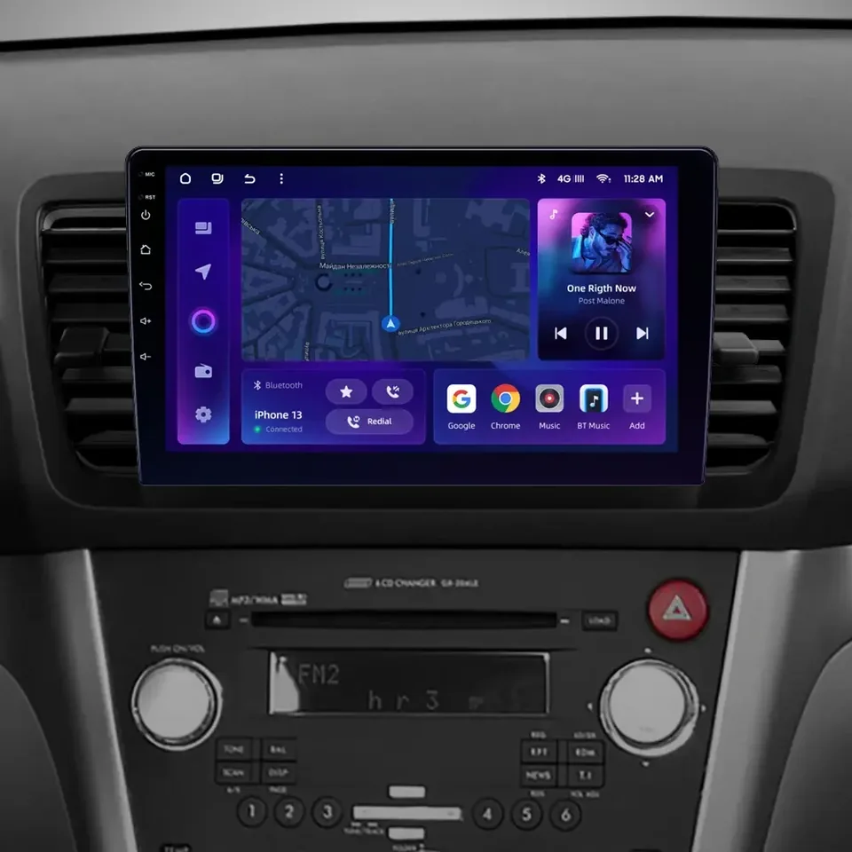 Navigatie Auto MOSS M2 Subaru Legacy 4 2003-2009 4+32GB 9" IPS Octa-core 1.6Ghz, Android 4G Bluetooth 5.1 DSP, imagine produs