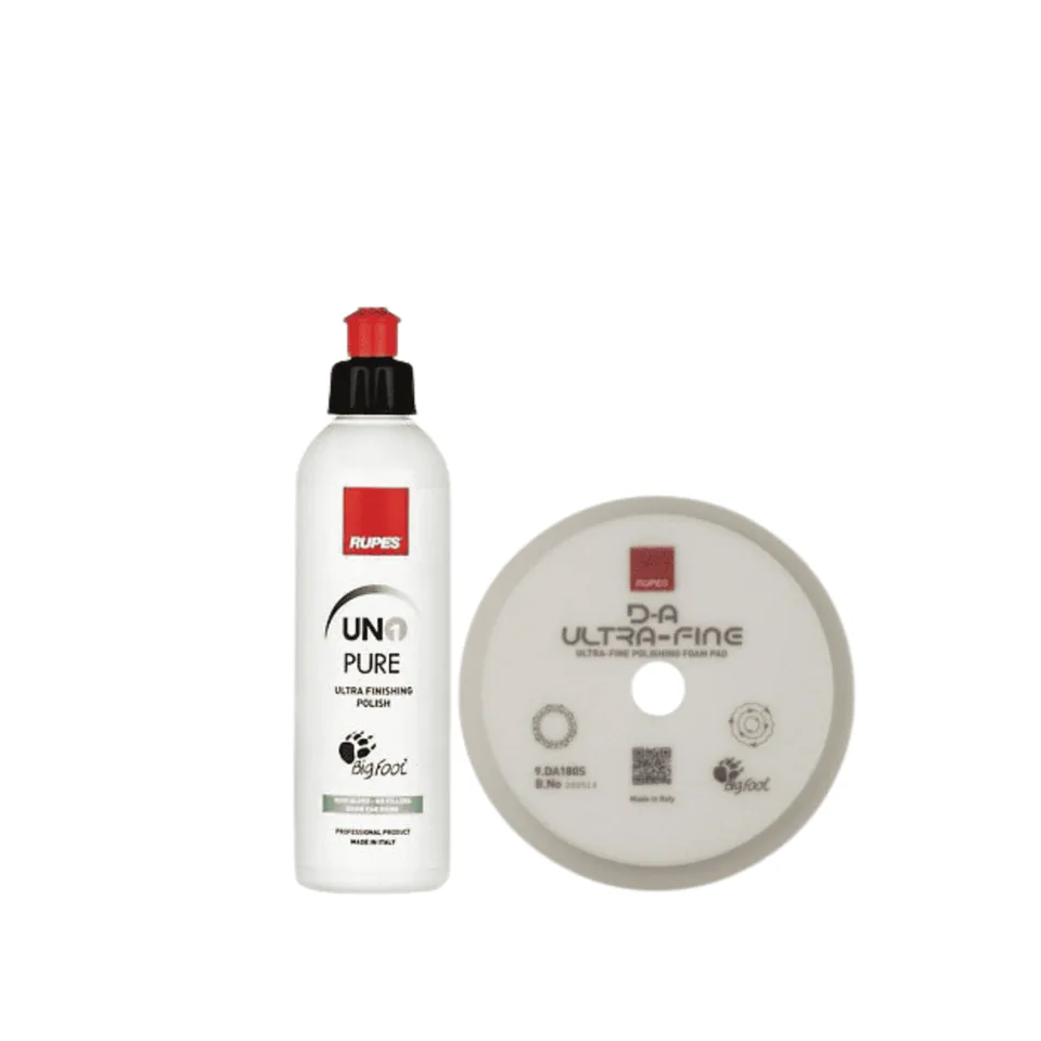 Kit Finisare si Luciu Intens Rupes Uno Pure 250ml + Burete D-A Ultra Fine, imagine produs
