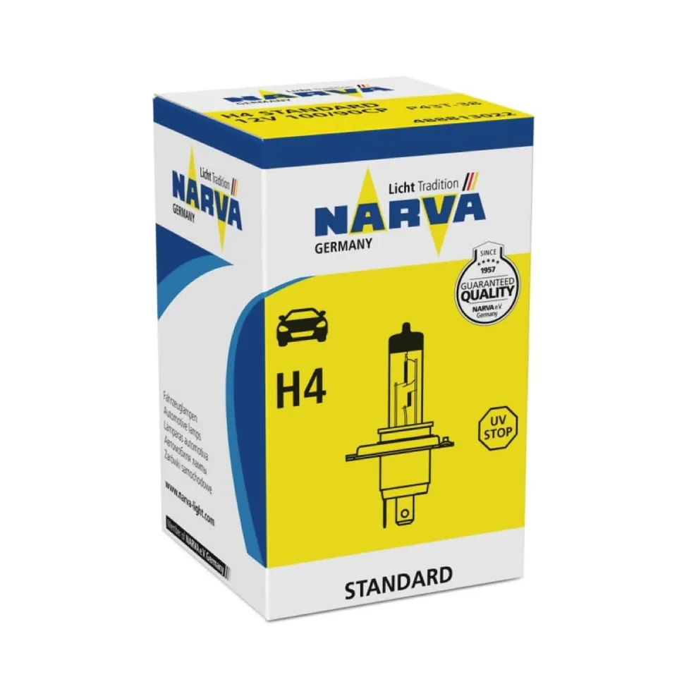 Bec Far H4 12V P43T 60/55W Narva, imagine produs