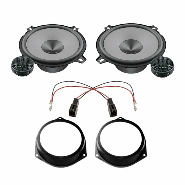 Pachet difuzoare auto Hertz Uno dedicat usi fata Fiat Doblo 2009-, RMS 55W, imagine produs