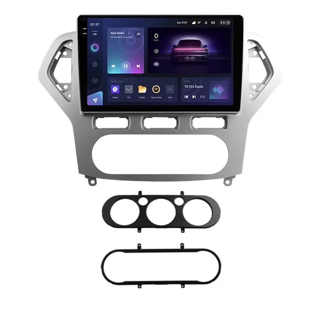 Navigatie Auto Teyes CC3 2K 360 Ford Mondeo 3 2007-2014 6+128GB 10.36" QLED Octa-core 2Ghz Android 4G Bluetooth 5.1 DSP, imagine produs