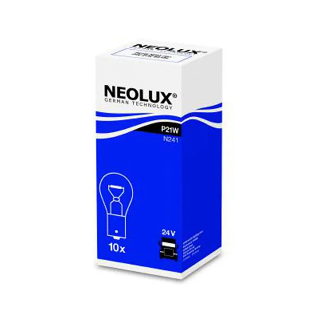 Bec Semnalizare 24V P21W Ba15S Set 10 Buc Neolux, imagine produs