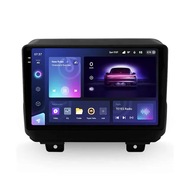Navigatie Auto Teyes CC3 2K 360° Jeep Wrangler 4 2018-2019 6+128GB 9.5" QLED Octa-core 2Ghz, Android 4G Bluetooth 5.1 DSP, imagine produs