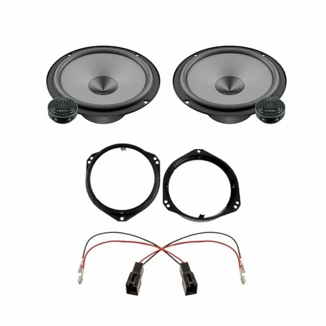 Pachet difuzoare auto Hertz Uno dedicat usi fata Fiat Punto 2005-2018, RMS 75W, imagine produs