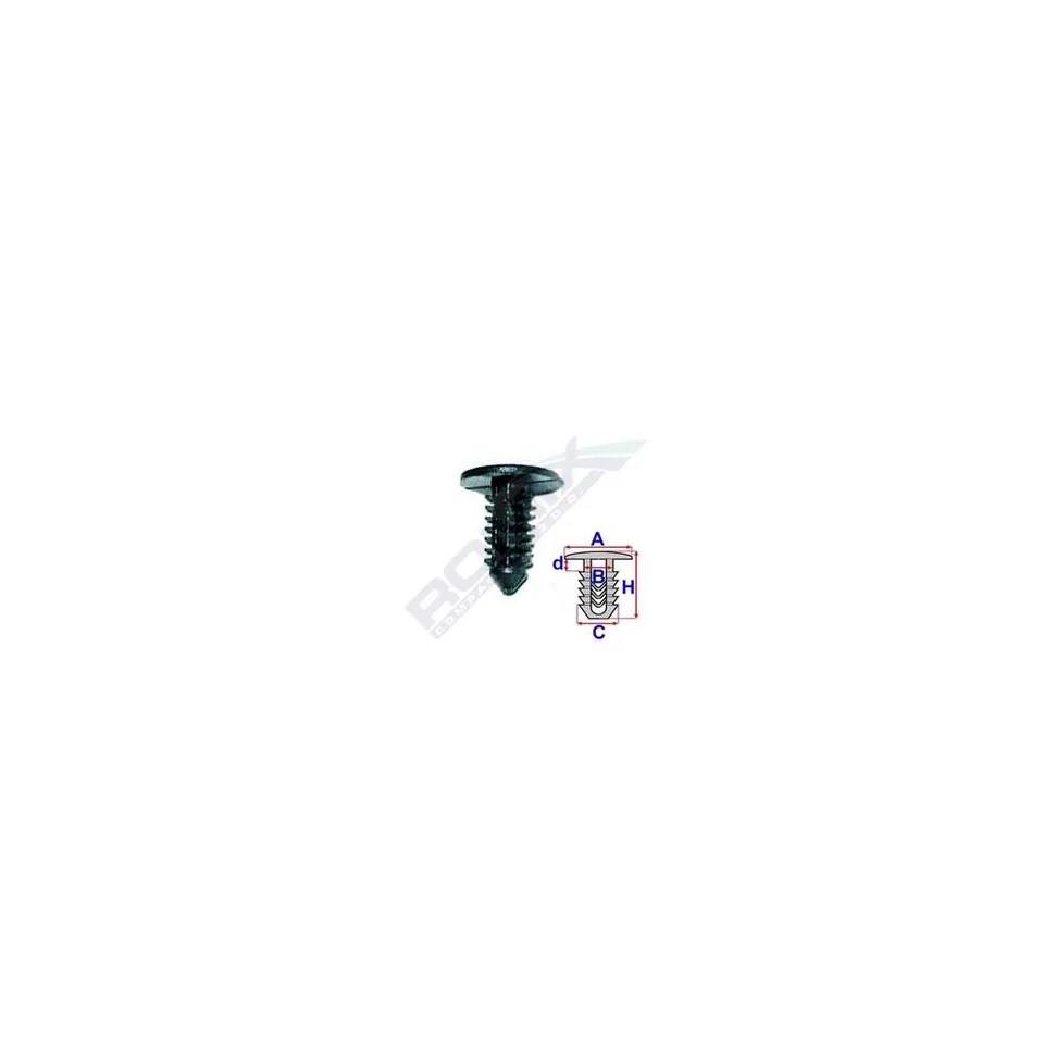 Clips Tapiterie Pentru Suzuki 5.6X12.9Mm - Negru Set 10 Buc, imagine produs