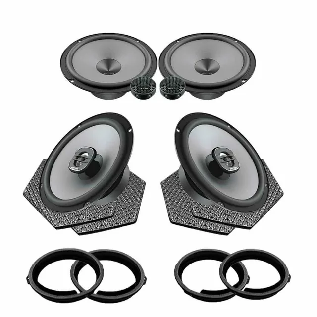 Pachet difuzoare auto Hertz Uno dedicat Dacia Jogger 2021-, RMS 75W, imagine produs