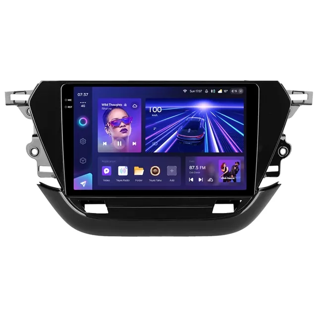 Navigatie Auto Teyes CC3 2K 360° Opel Corsa F 2019-2023 6+128GB 9.5" QLED Octa-core 2Ghz, Android 4G Bluetooth 5.1 DSP, imagine produs