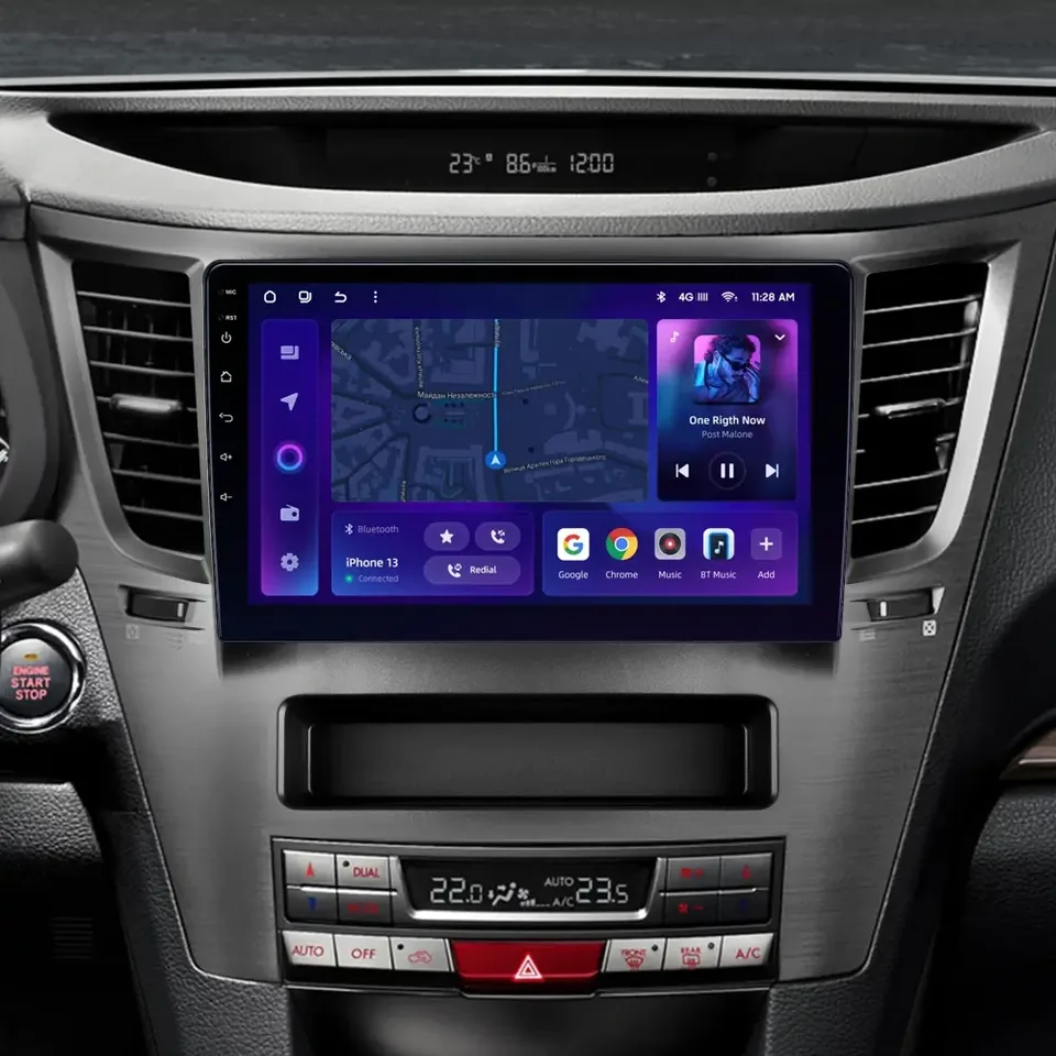 Navigatie Auto MOSS M2 Subaru Legacy 5 2009-2014 4+32GB 9" IPS Octa-core 1.6Ghz, Android 4G Bluetooth 5.1 DSP, imagine produs