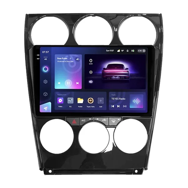 Navigatie Auto Teyes CC3 2K 360° Mazda 6 2002-2007 6+128GB 9.5" QLED Octa-core 2Ghz, Android 4G Bluetooth 5.1 DSP, imagine produs