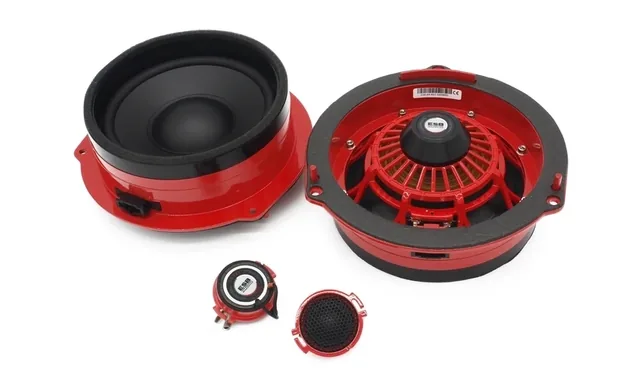 Difuzoare auto ESB dedicate Audi A6/A4/Q5 Rear, set componente, 165mm, 175W RMS, 4Ω, set 4 difuzoare, imagine produs