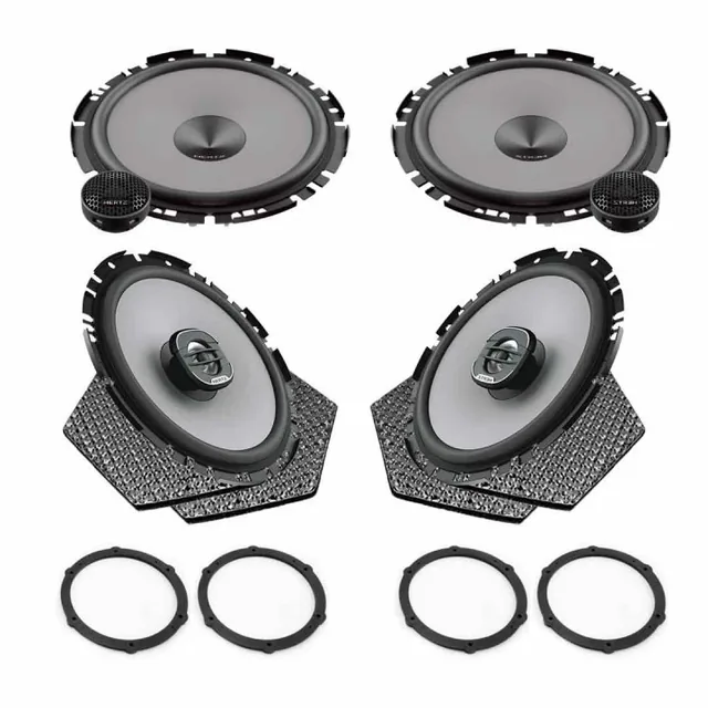 Pachet difuzoare auto Hertz Uno dedicat Citroen DS3 2009-2015, RMS 70W, imagine produs
