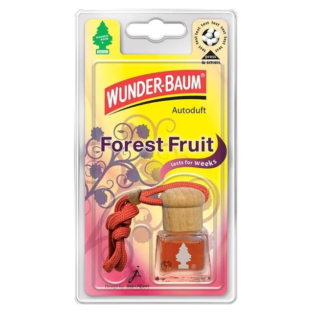 Odorizant Auto Sticluta Wunder-Baum Forest Fruit, imagine produs