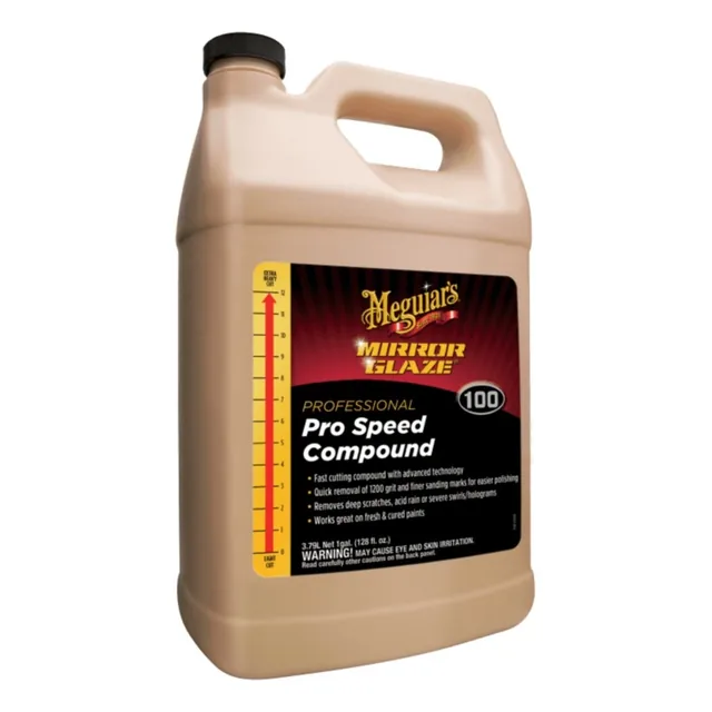 Pasta polish abraziv - Mirror Glaze Pro Speed Compound Meguiar's 3.78L M10001, imagine produs