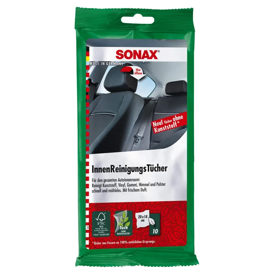 Servetele Suprafete Interior Pachet 10 Bucati Sonax, imagine produs