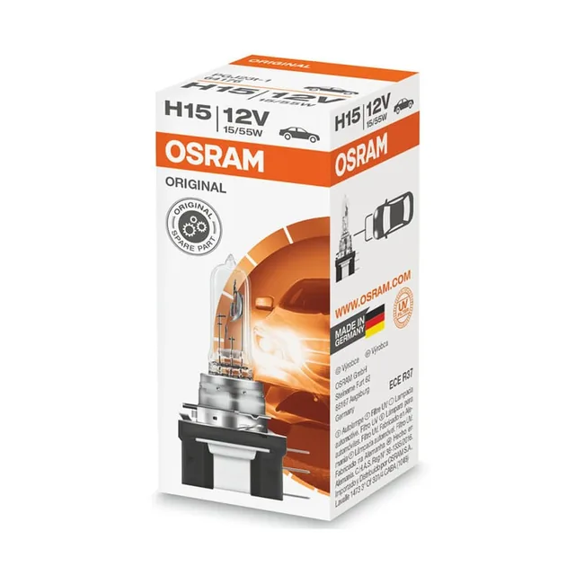 Bec 12V H15 15/55 W Original Osram, imagine produs