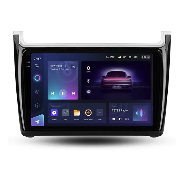 Navigatie Auto Teyes CC3 2K 360° Volkswagen Polo 5 2008-2020 6+128GB 9.5" QLED Octa-core 2Ghz, Android 4G Bluetooth 5.1 DSP, imagine produs