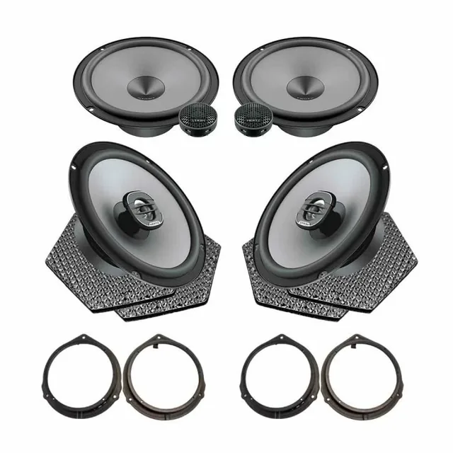 Pachet difuzoare auto Hertz Uno dedicat Mercedes C Class 2007-2015, RMS 75W, imagine produs