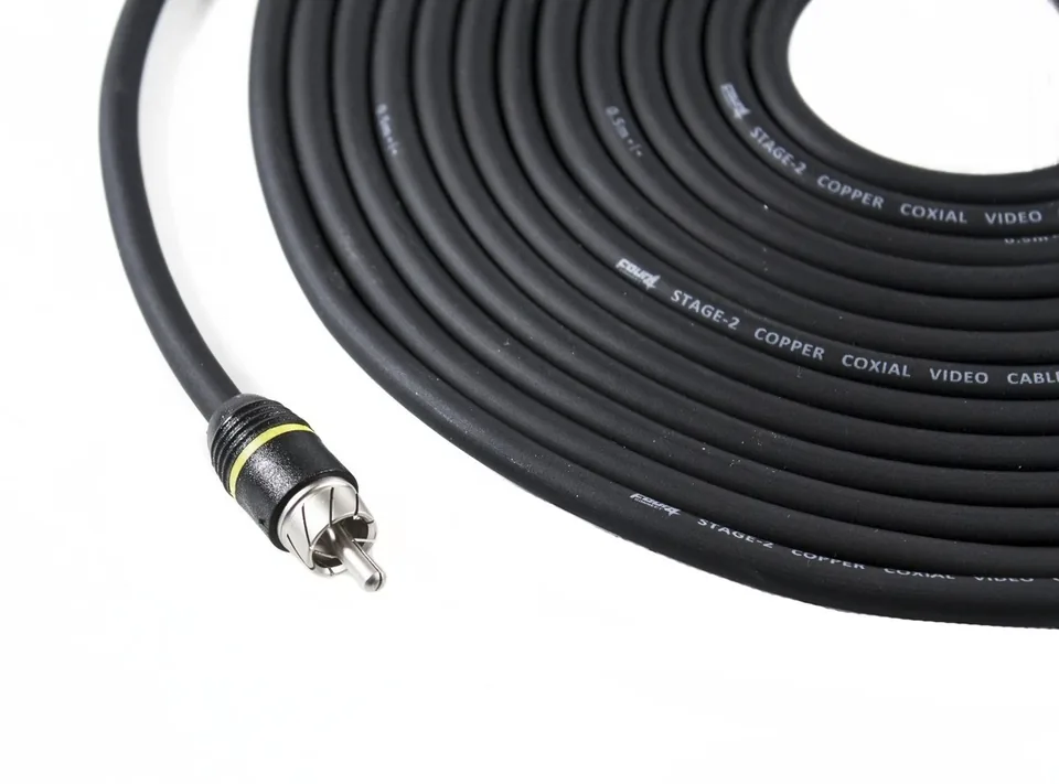 Cablu RCA Video FOUR Connect 4-800262 STAGE2, 1 Canal, 10 M, Triple Ecranat, imagine produs
