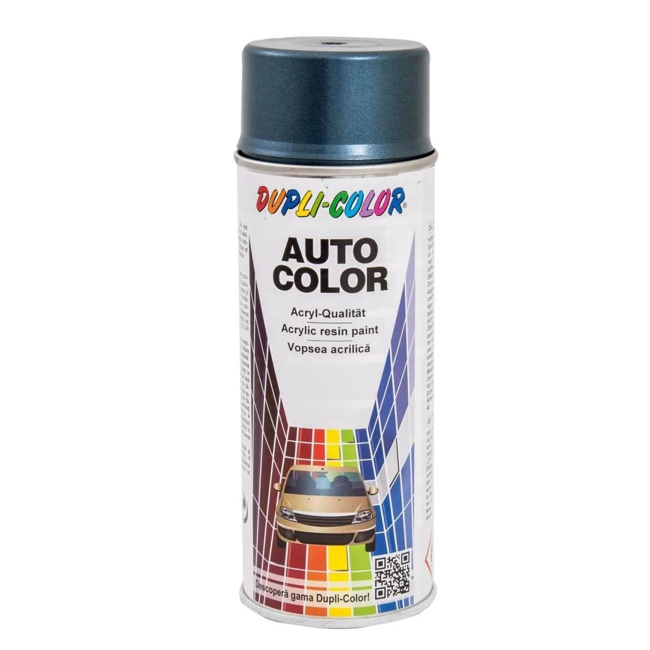 Vopsea Spray Auto Metalizata Dupli-Color Dacia Logan Bleu Mineral, imagine produs
