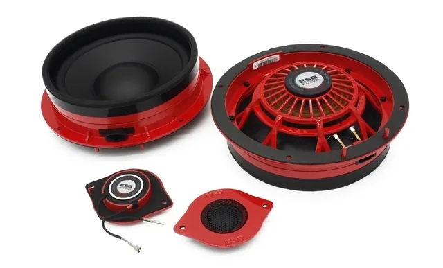 Difuzoare auto ESB dedicate Audi A4/Q5 Front, set componente, 200mm, 200W RMS, 4Ω, set 4 difuzoare, imagine produs