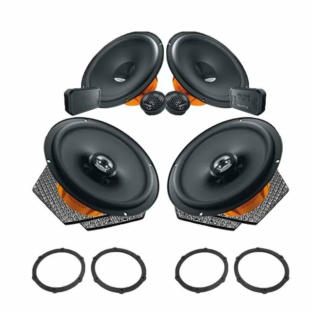 Pachet difuzoare auto Hertz Dieci dedicat Peugeot 208 2019-, RMS 80W, imagine produs