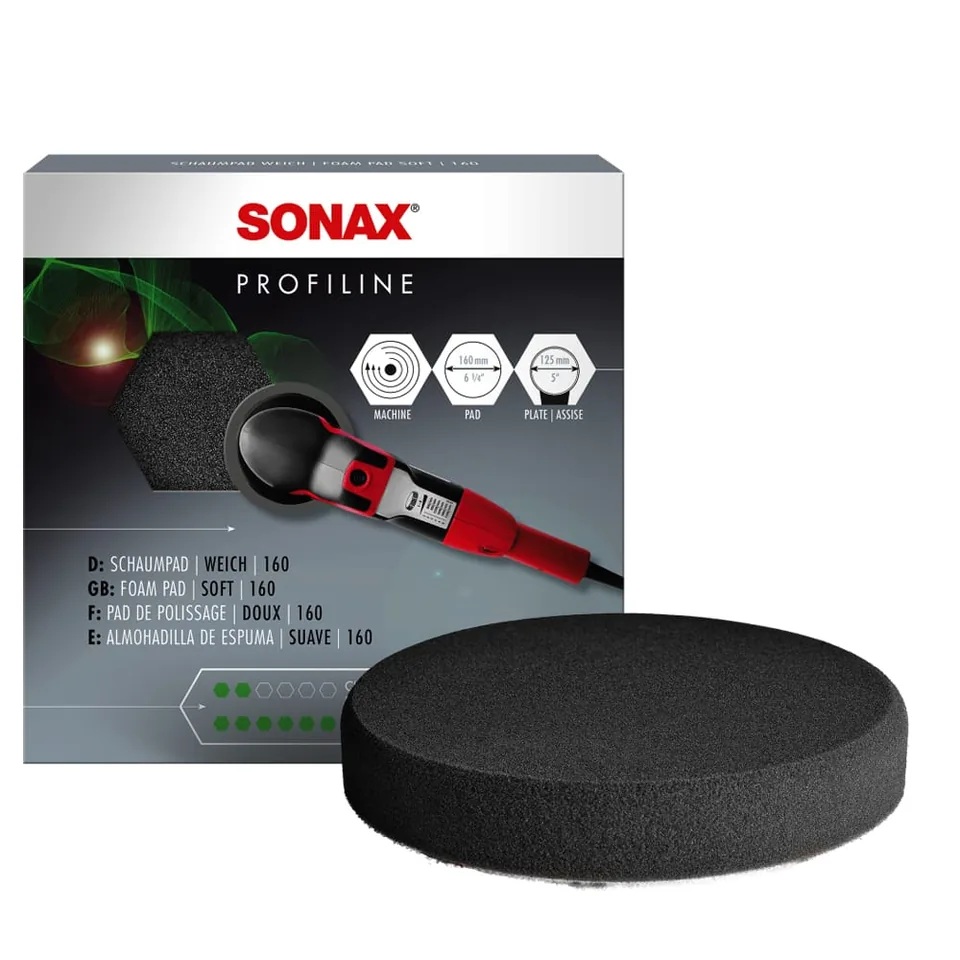 Burete Gri Pentru Polish Fin Soft Finish 160Mm Sonax, imagine produs