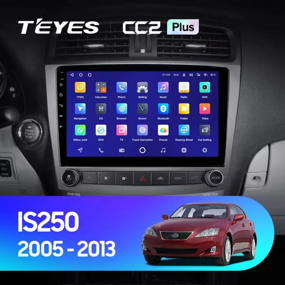 Navigatie Auto Teyes CC3 Lexus IS 2005-2013 4+32GB 10.2" QLED Octa-core 1.8Ghz, Android 4G Bluetooth 5.1 DSP, imagine produs