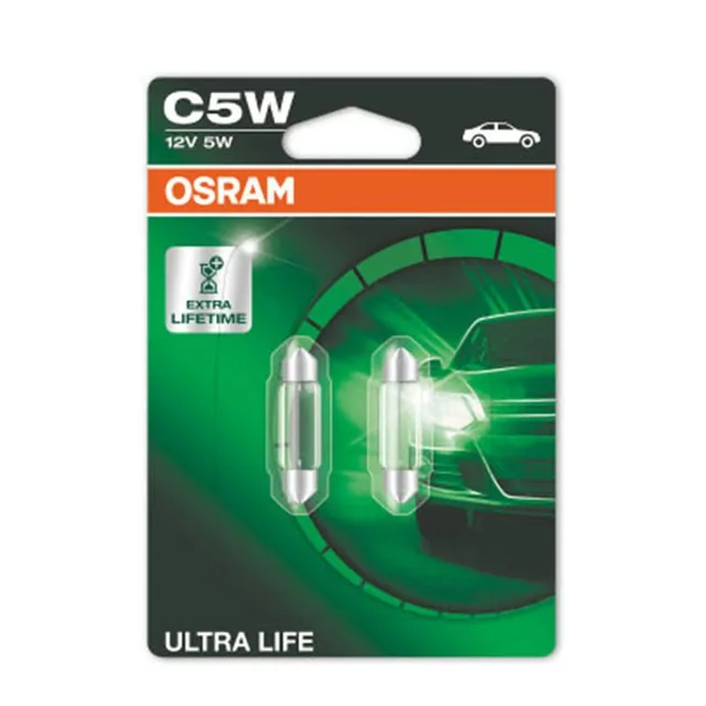 Bec 12V C5W Ultra Life Set 10 Buc Osram, imagine produs