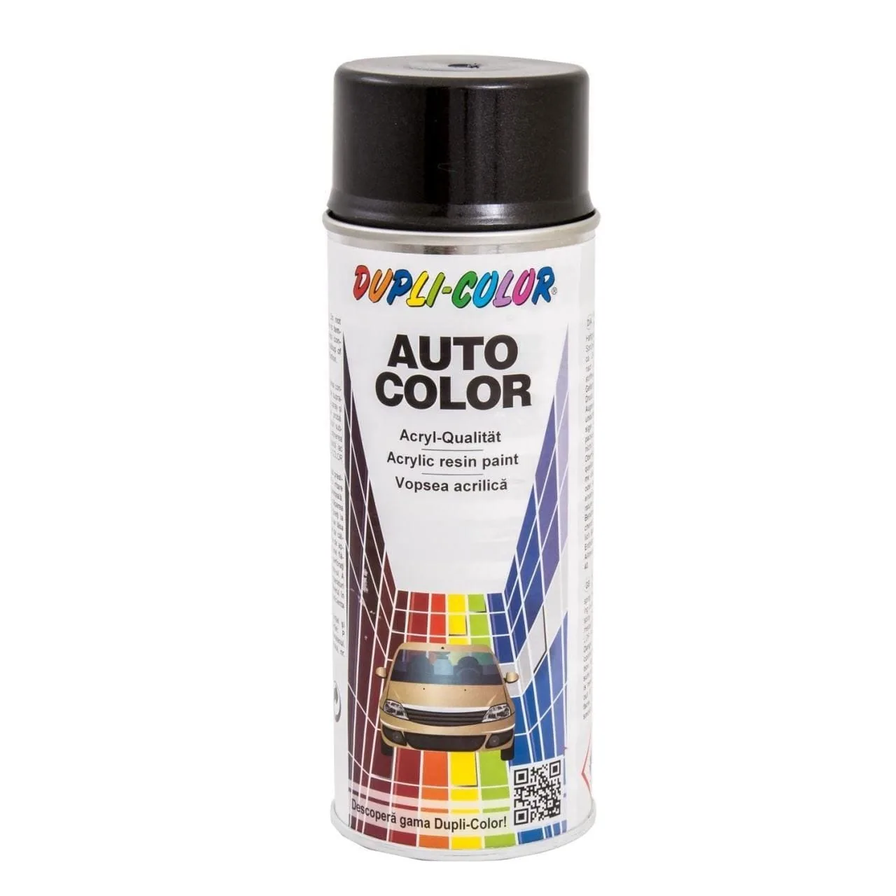 Vopsea Spray Auto Metalizata Dupli-Color Dacia Logan Negru Nacre, imagine produs