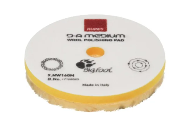Pad blana mediu pentru orbitala Rupes Medium Wool Polishing Pad, imagine produs