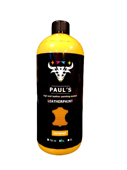Vopsea pentru piele pigment caramel Paul's Leather Paint 1L, imagine produs
