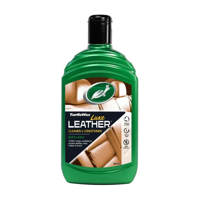 Solutie Curatat Piele Auto Luxe Leather 500Ml Turtle Wax, imagine produs