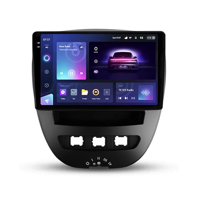 Navigatie Auto Teyes CC3 2K 360° Peugeot 107 2005-2014 6+128GB 10.36" QLED Octa-core 2Ghz, Android 4G Bluetooth 5.1 DSP, imagine produs