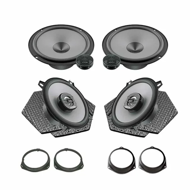Pachet difuzoare auto Hertz Uno dedicat Opel Corsa E 2014-2019, RMS 75W, imagine produs