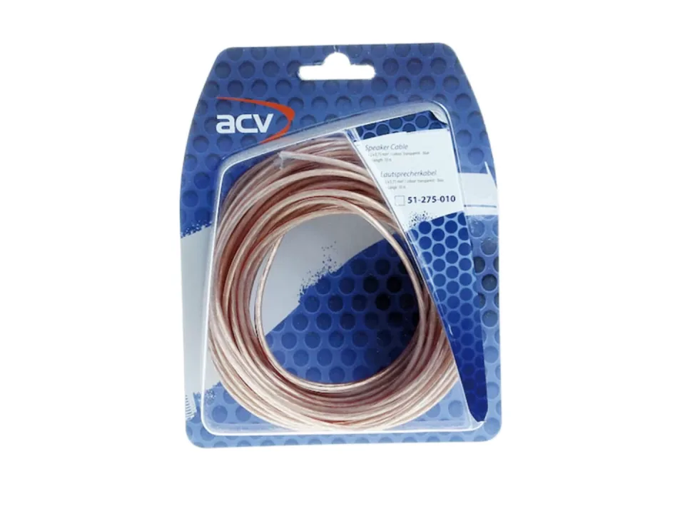 Cablu boxe ACV 51-275-010 Blister 10m, 2 × 0.75mm², imagine produs