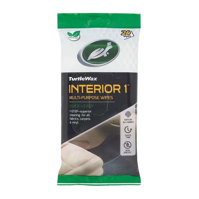 Servetele Umede Auto Pentru Interior 24 Buc Turtle Wax, imagine produs