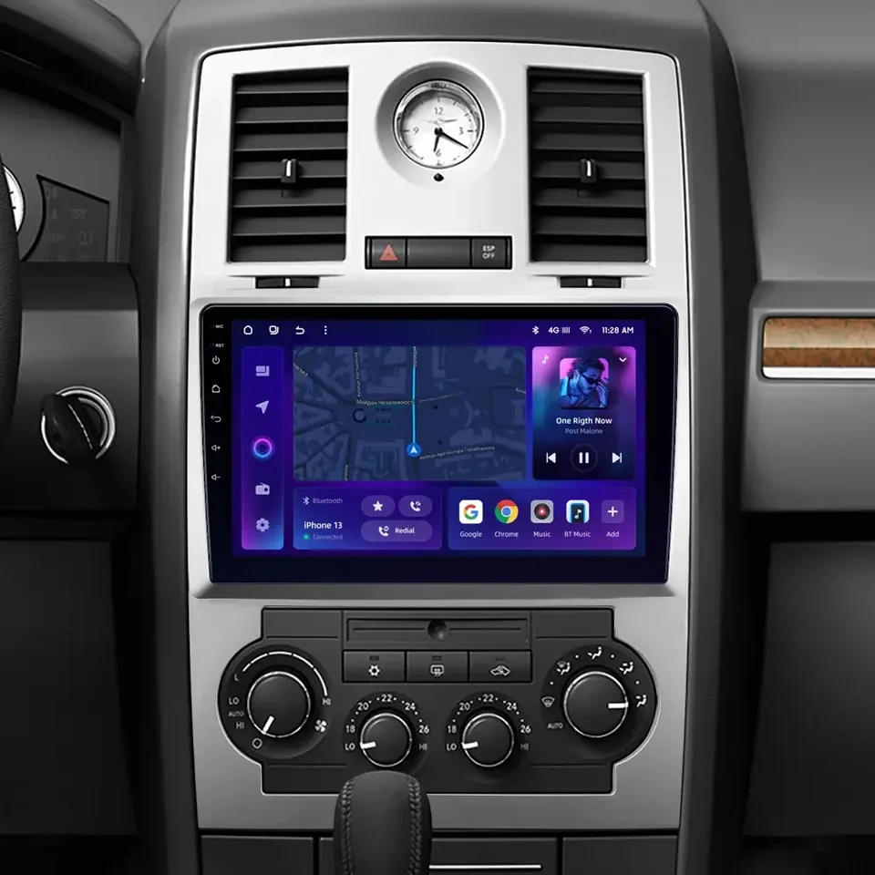 Navigatie Auto MOSS M3 Chrysler 300C 2004-2011 4+32GB 9" QLED Octa-core 2Ghz, Android 4G Bluetooth 5.1 DSP, imagine produs