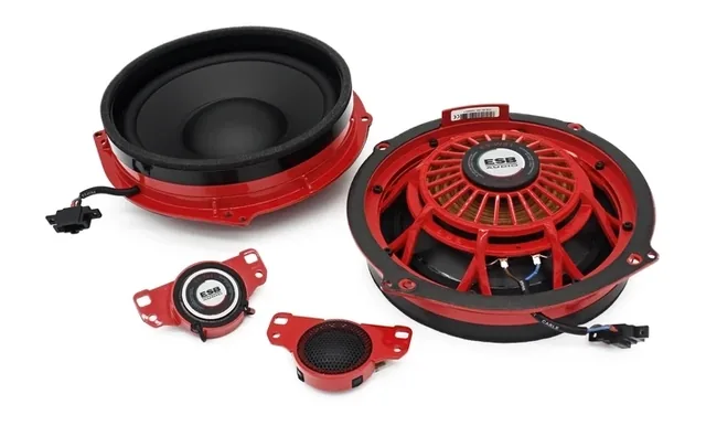 Difuzoare auto ESB dedicate Audi A6 Front, set componente, 200mm, 200W RMS, 4Ω, set 4 difuzoare, imagine produs