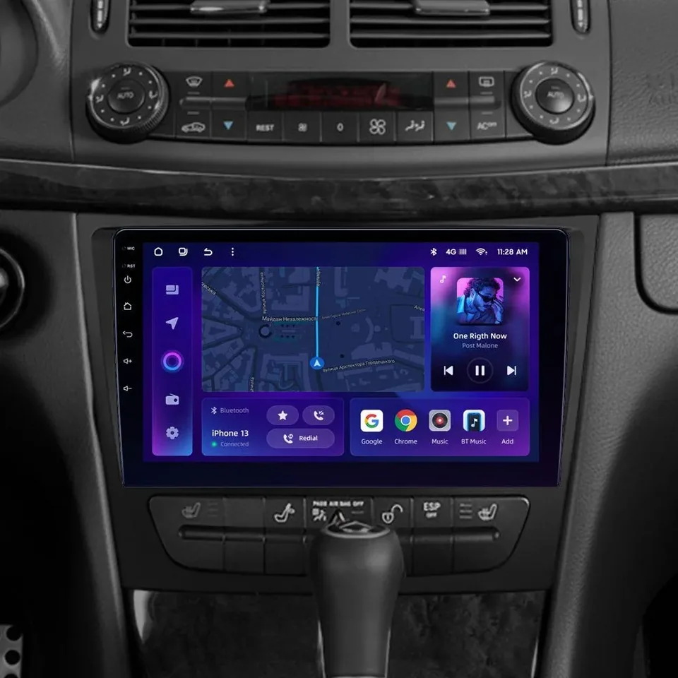 Navigatie Auto MOSS M2 Mercedes-Benz E Class W211 2002-2009 4+64GB 9" IPS Octa-core 1.6Ghz, Android 4G Bluetooth 5.1 DSP, imagine produs