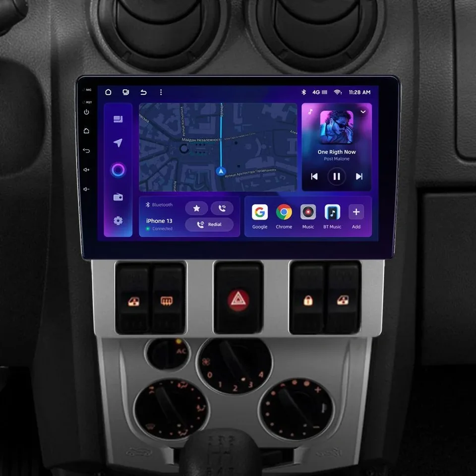 Navigatie Auto MOSS M2 Dacia Logan 1 2004-2008 4+64GB 9" IPS Octa-core 1.6Ghz, Android 4G Bluetooth 5.1 DSP, imagine produs